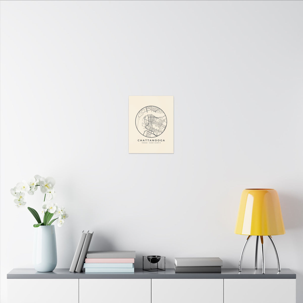 Chattanooga Street Map Canvas Print