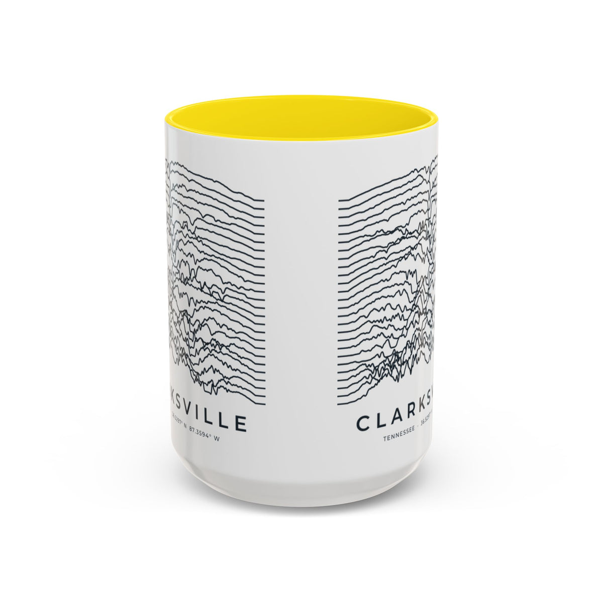 Clarksville Ridgeline Accent Mug
