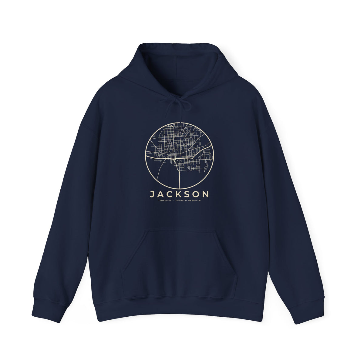 Jackson Street Map Hoodie