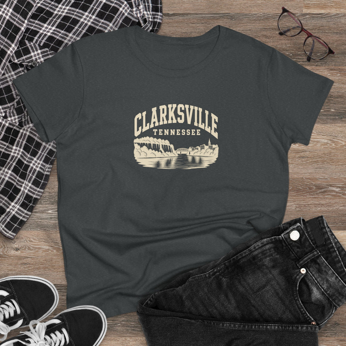 Clarksville Vintage Varsity Women's T-Shirt