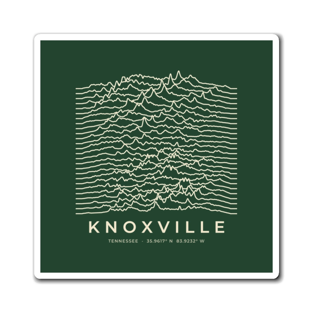 Knoxville Ridgeline Magnet (Forest Green)