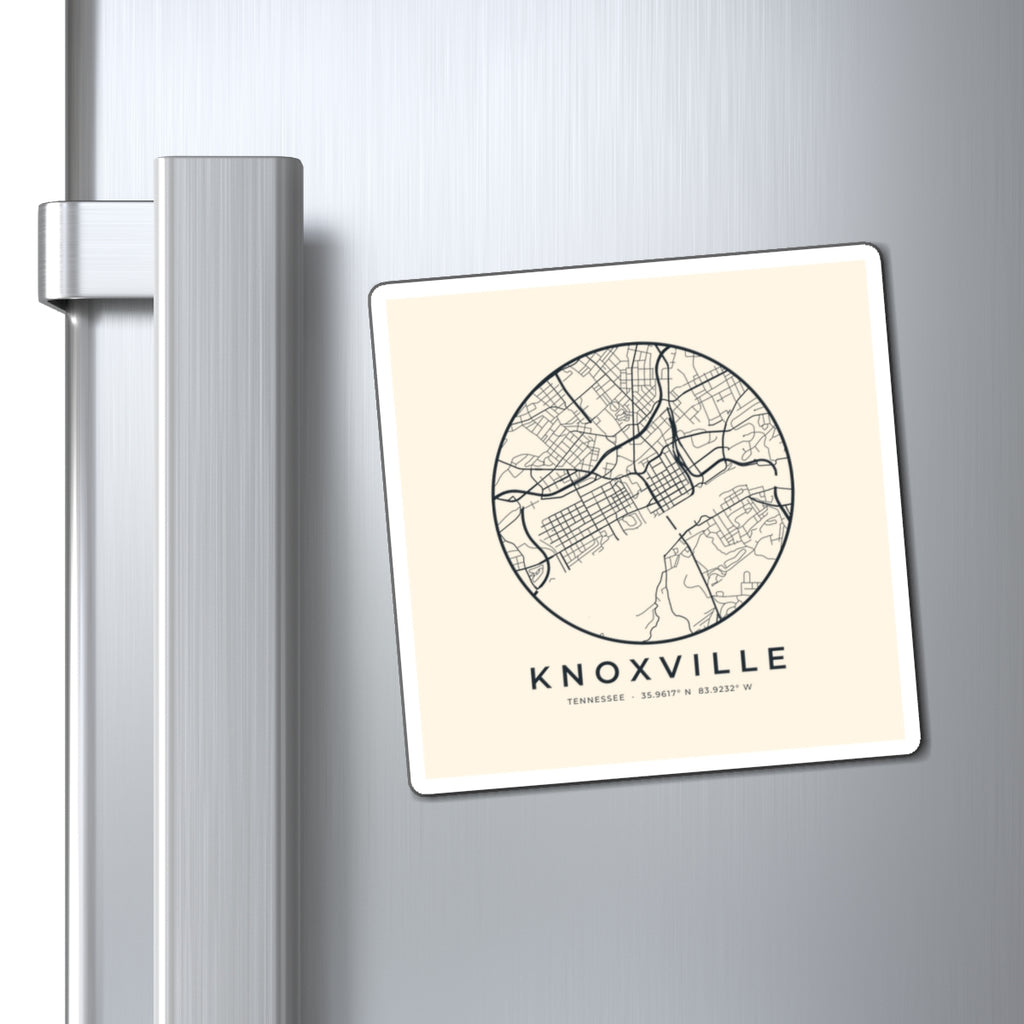 Knoxville Street Map Magnet