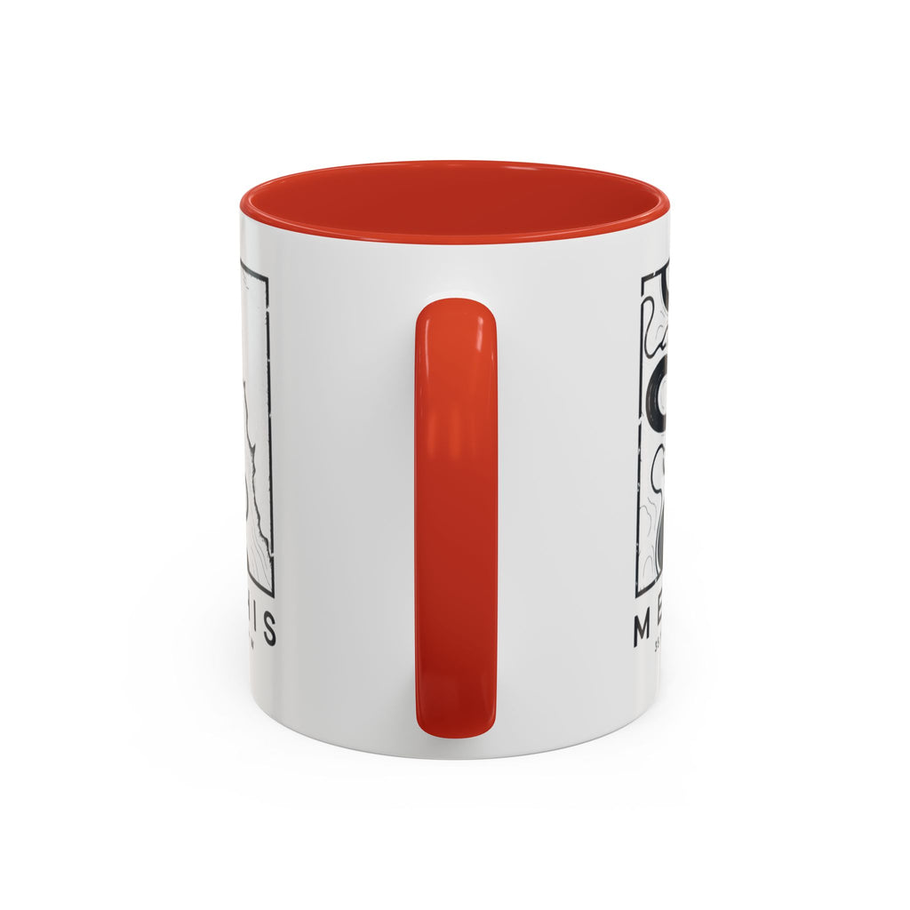 Memphis Topo Map Accent Mug