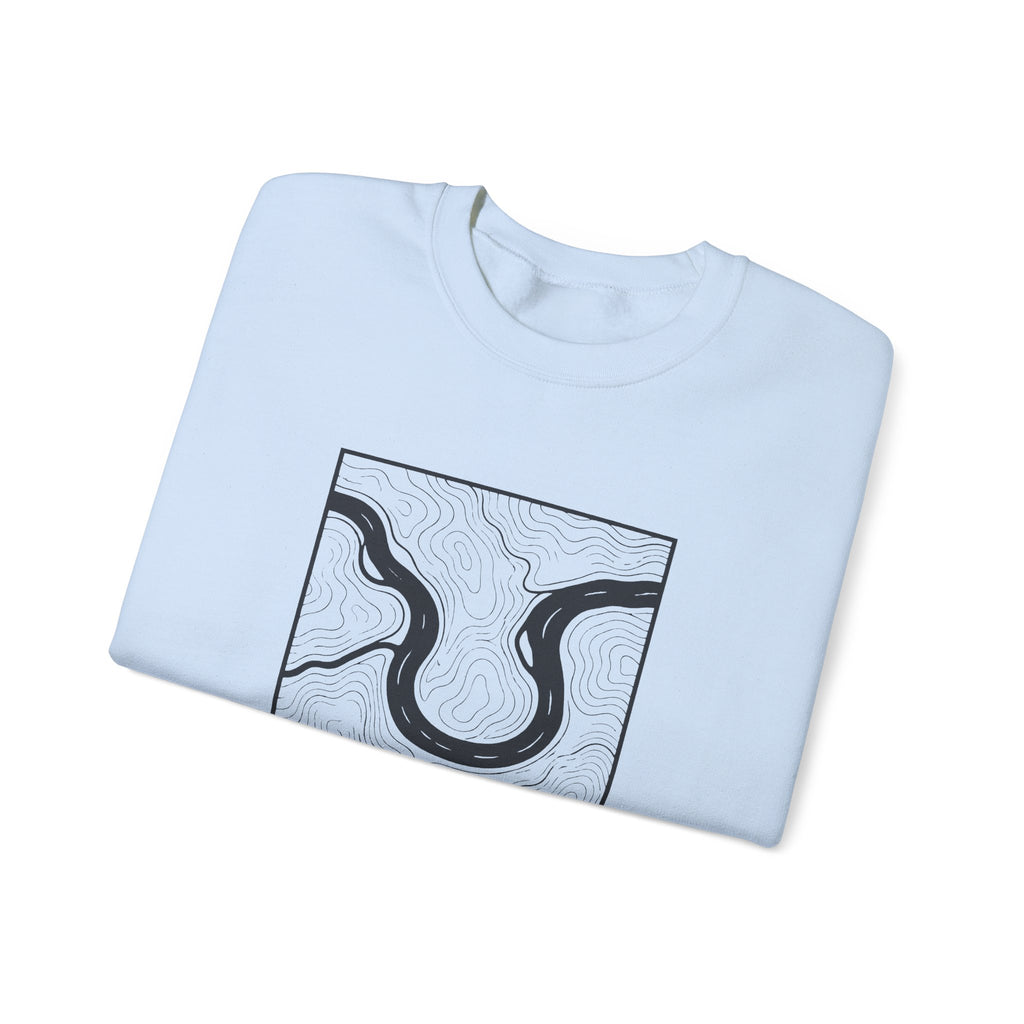 Knoxville Topo Map Crewneck Sweatshirt