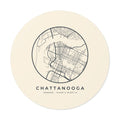 Chattanooga Street Map Sticker