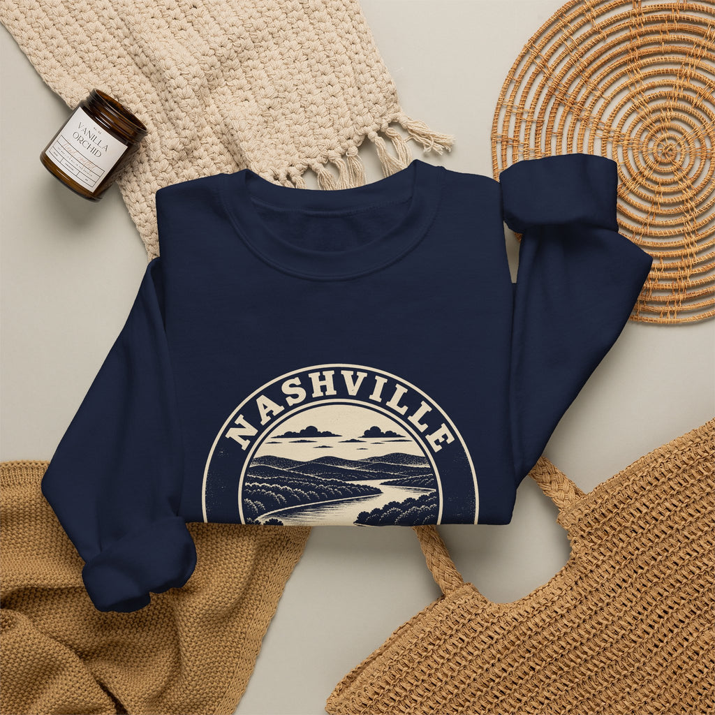 Nashville Park Badge Crewneck Sweatshirt