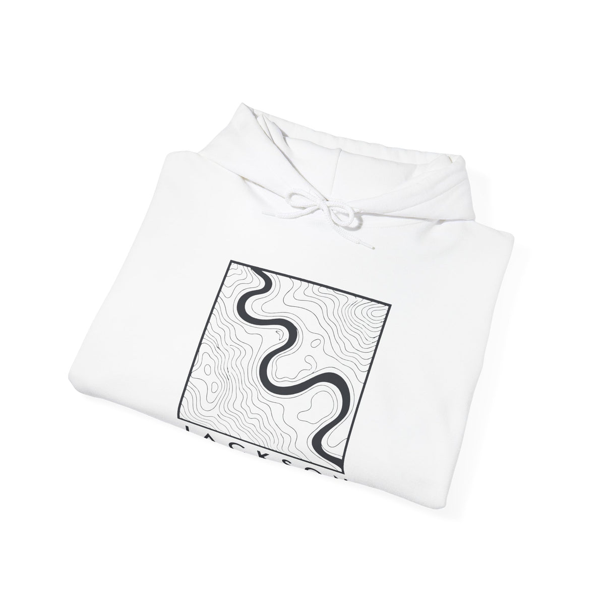 Jackson Topo Map Hoodie