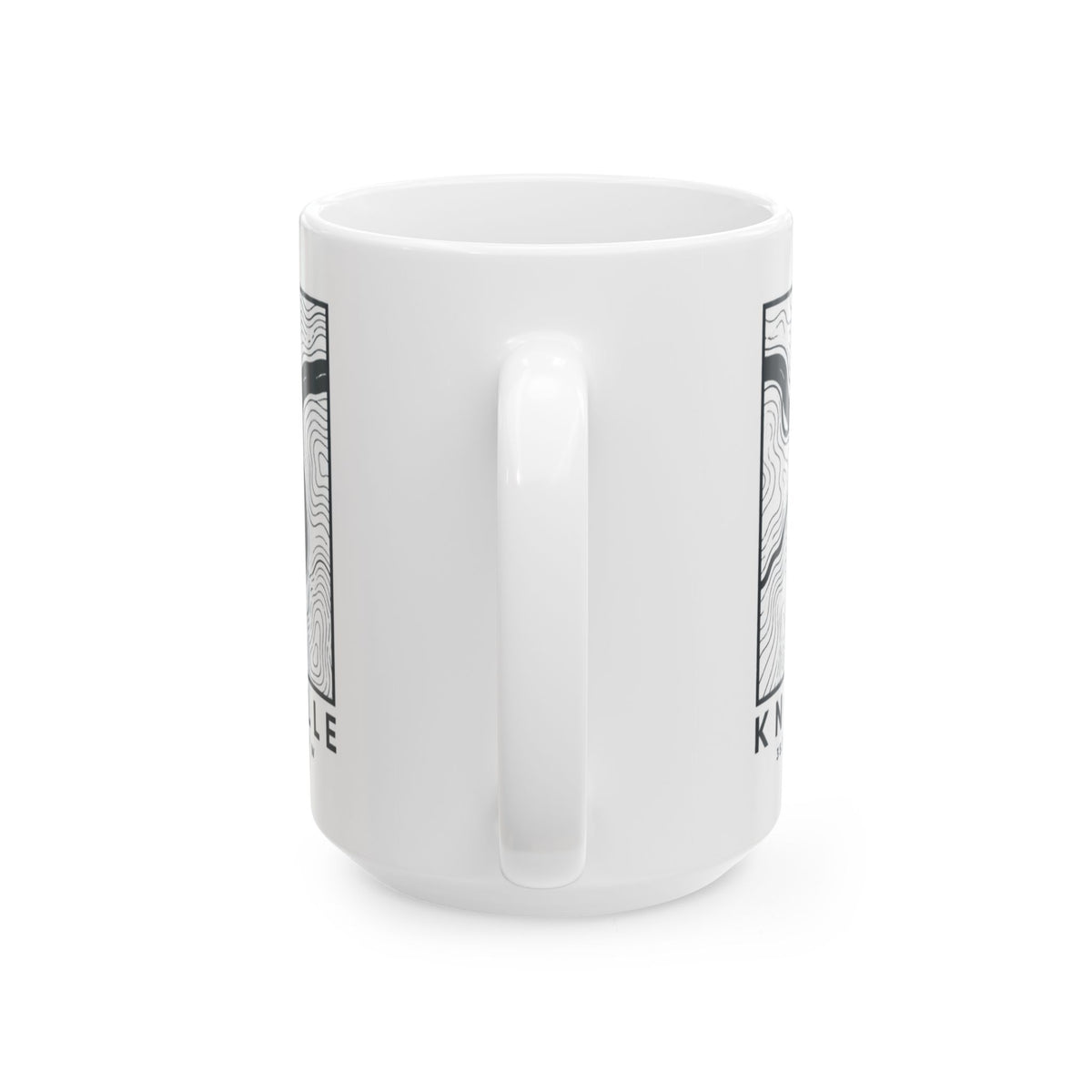 Knoxville Topo Map Mug