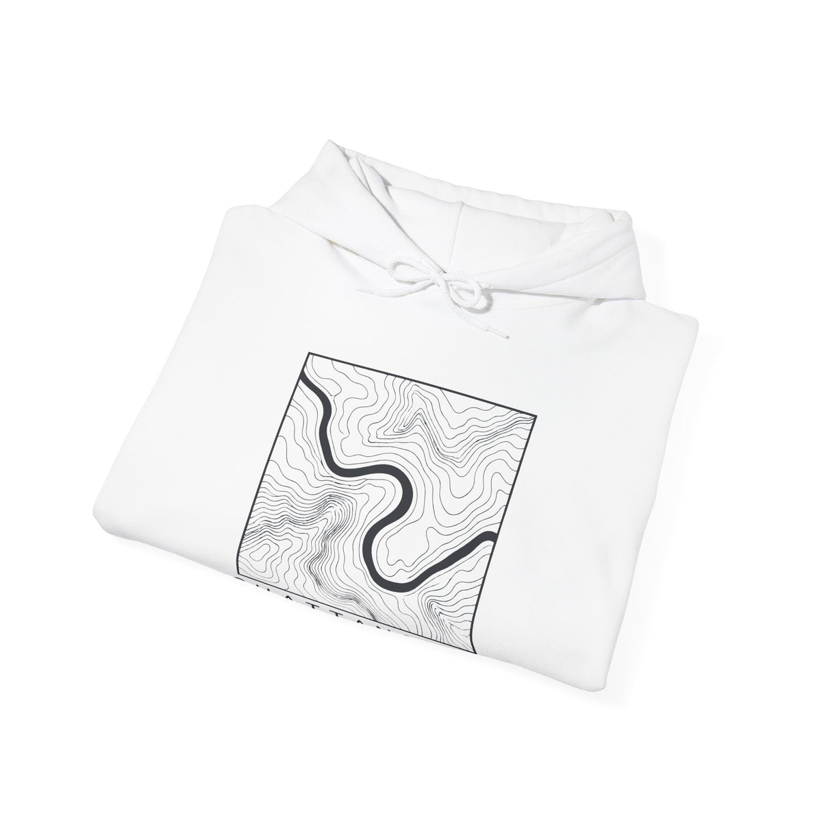 Chattanooga Topo Map Hoodie