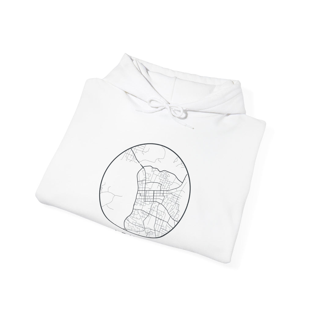 Clarksville Street Map Hoodie