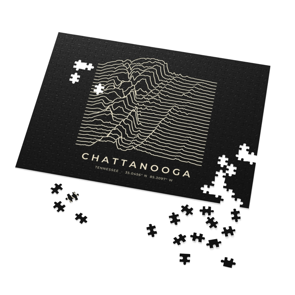 Chattanooga Ridgeline Puzzle (Black)