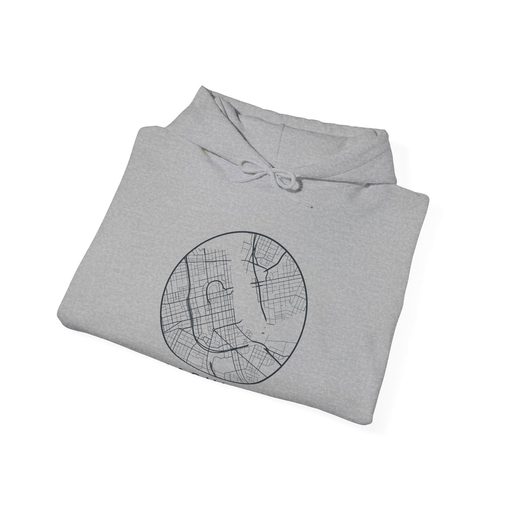 Nashville Street Map Hoodie