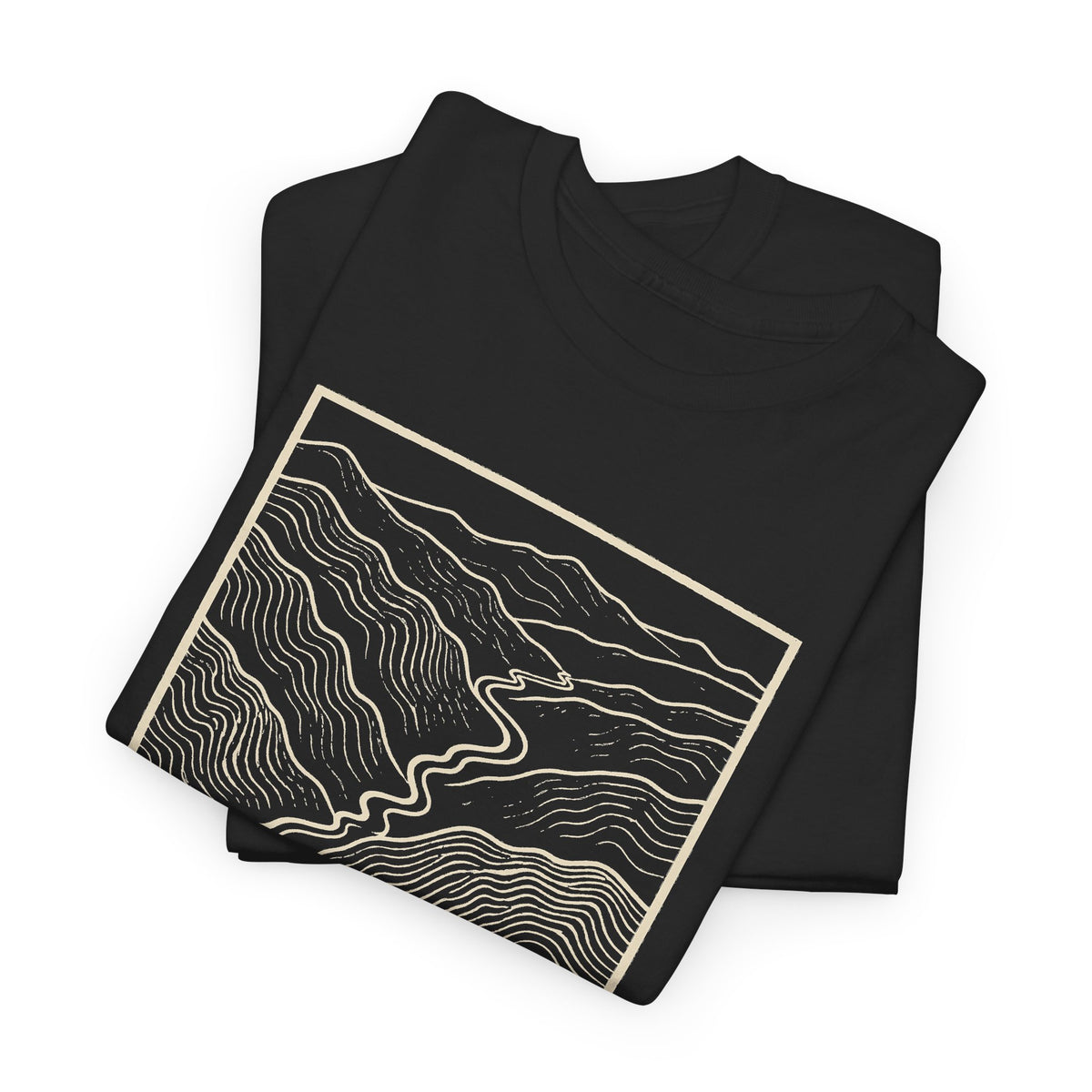 Johnson City Topo Map T-Shirt