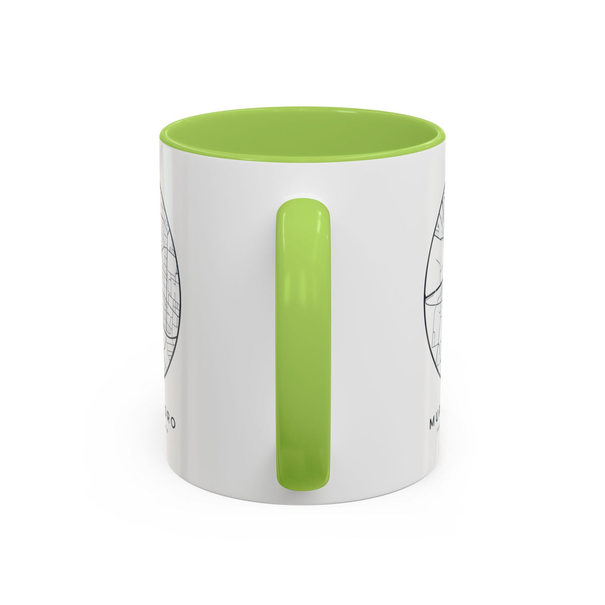 Murfreesboro Street Map Accent Mug