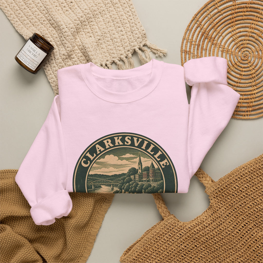 Clarksville Park Badge Crewneck Sweatshirt