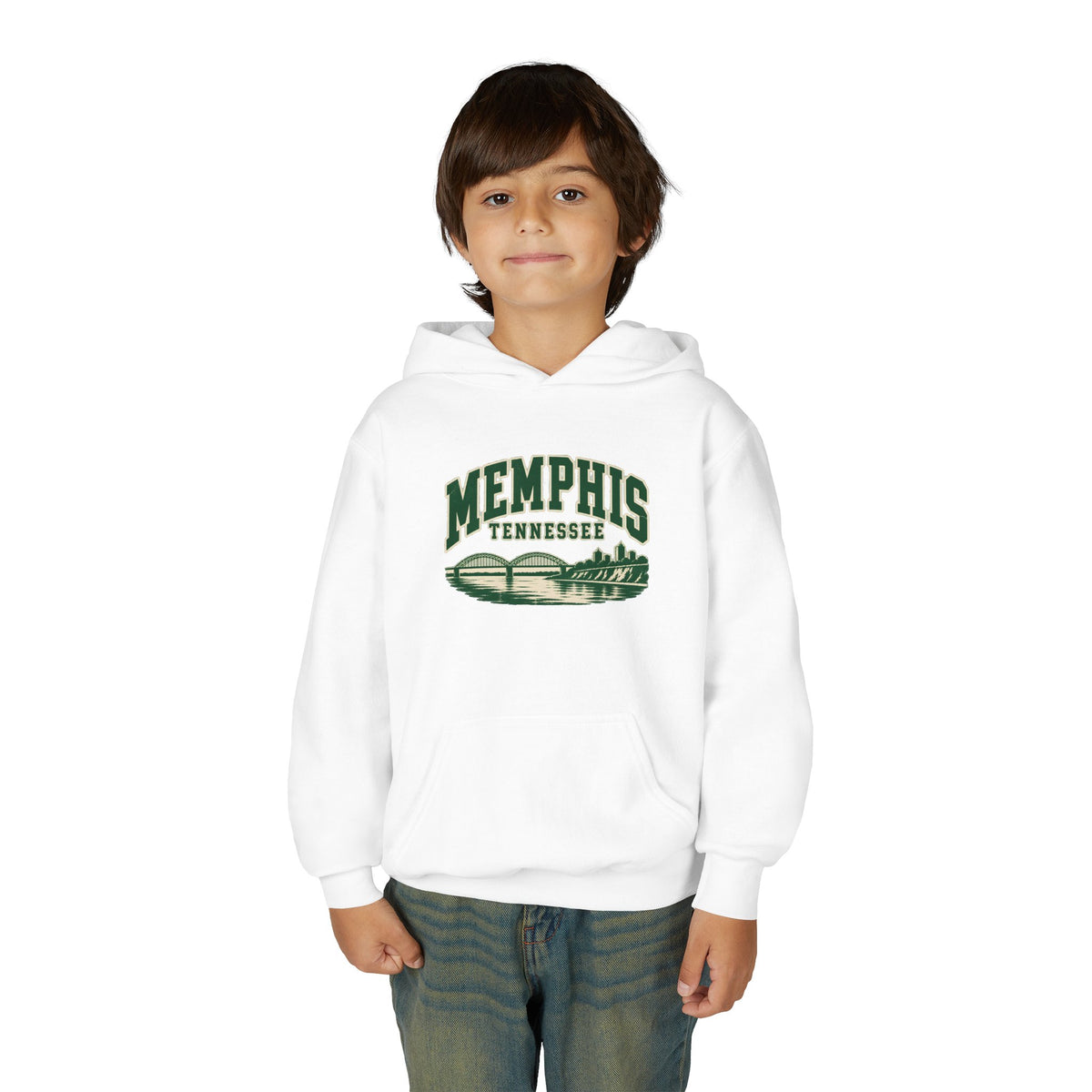 Memphis Vintage Varsity Kids Hoodie