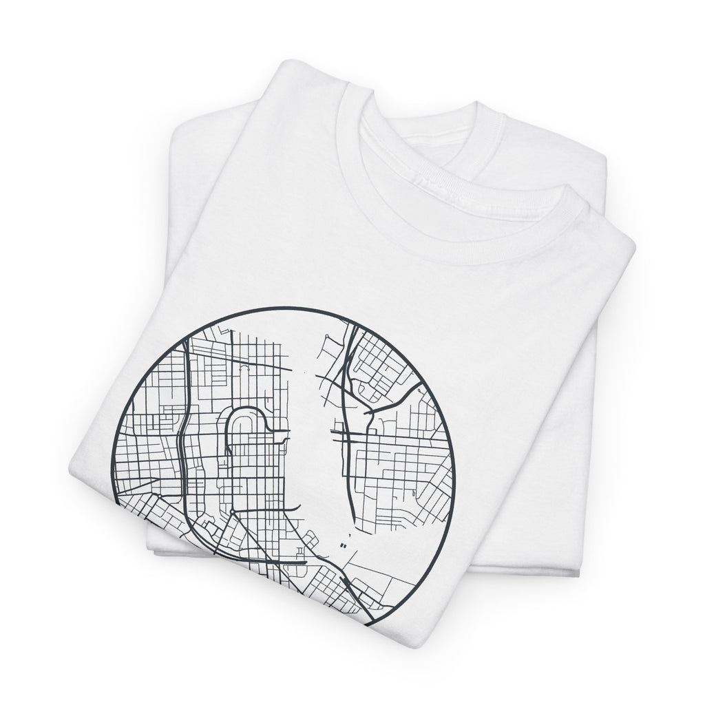 Nashville Street Map T-Shirt
