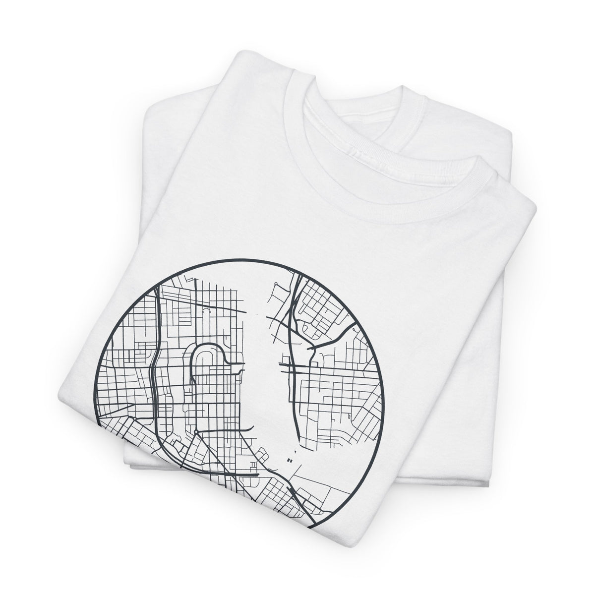Nashville Street Map T-Shirt