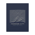 Johnson City Ridgeline Canvas Print (Navy)