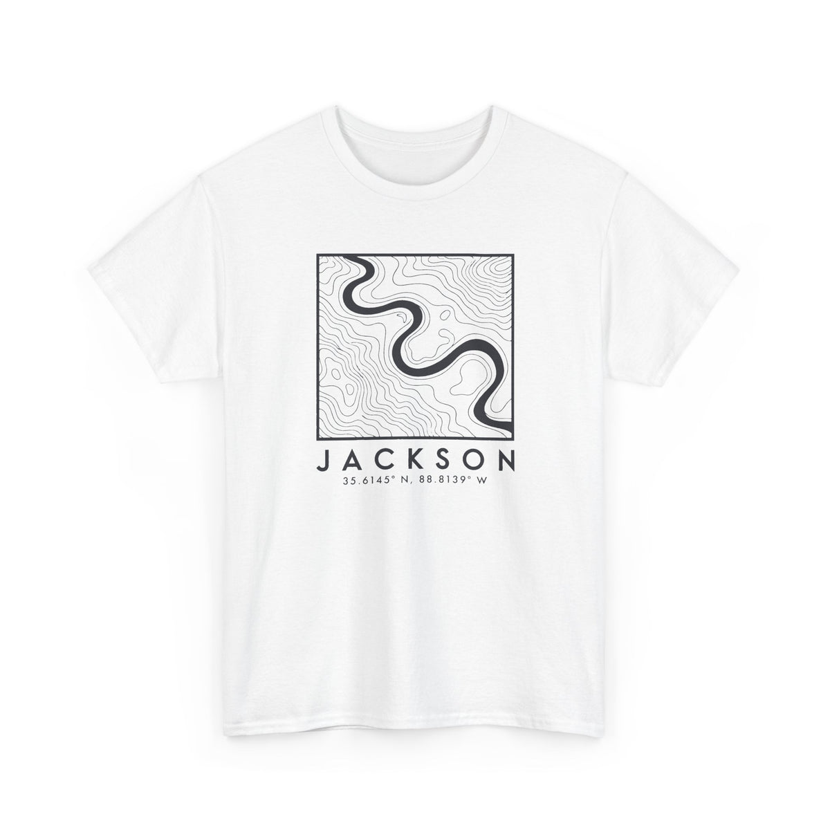 Jackson Topo Map T-Shirt