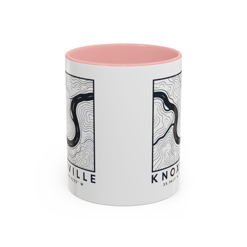 Knoxville Topo Map Accent Mug