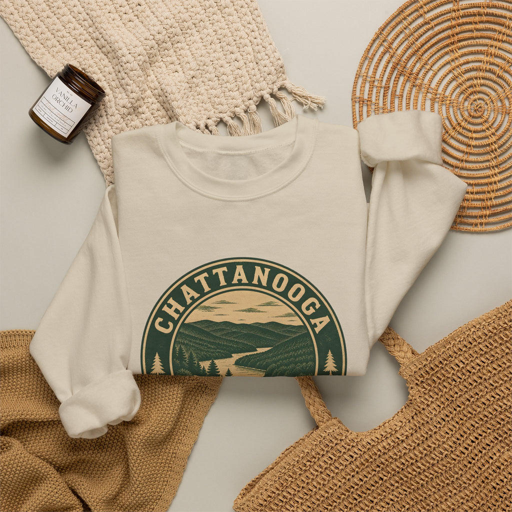 Chattanooga Park Badge Crewneck Sweatshirt