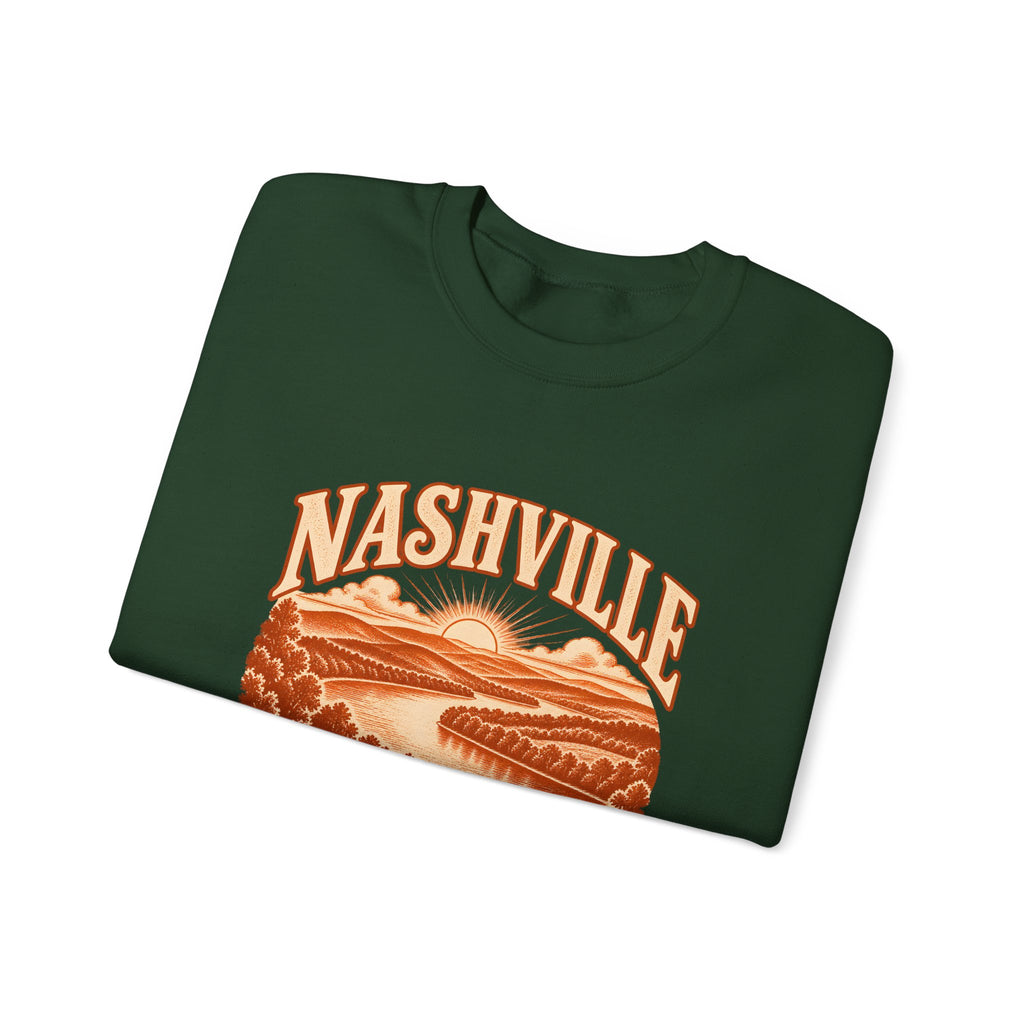 Nashville Engraved Valley Crewneck Sweatshirt