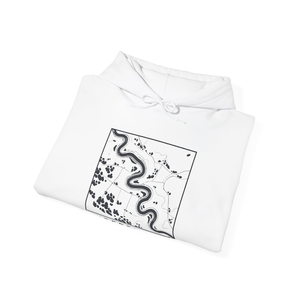 Murfreesboro Topo Map Hoodie