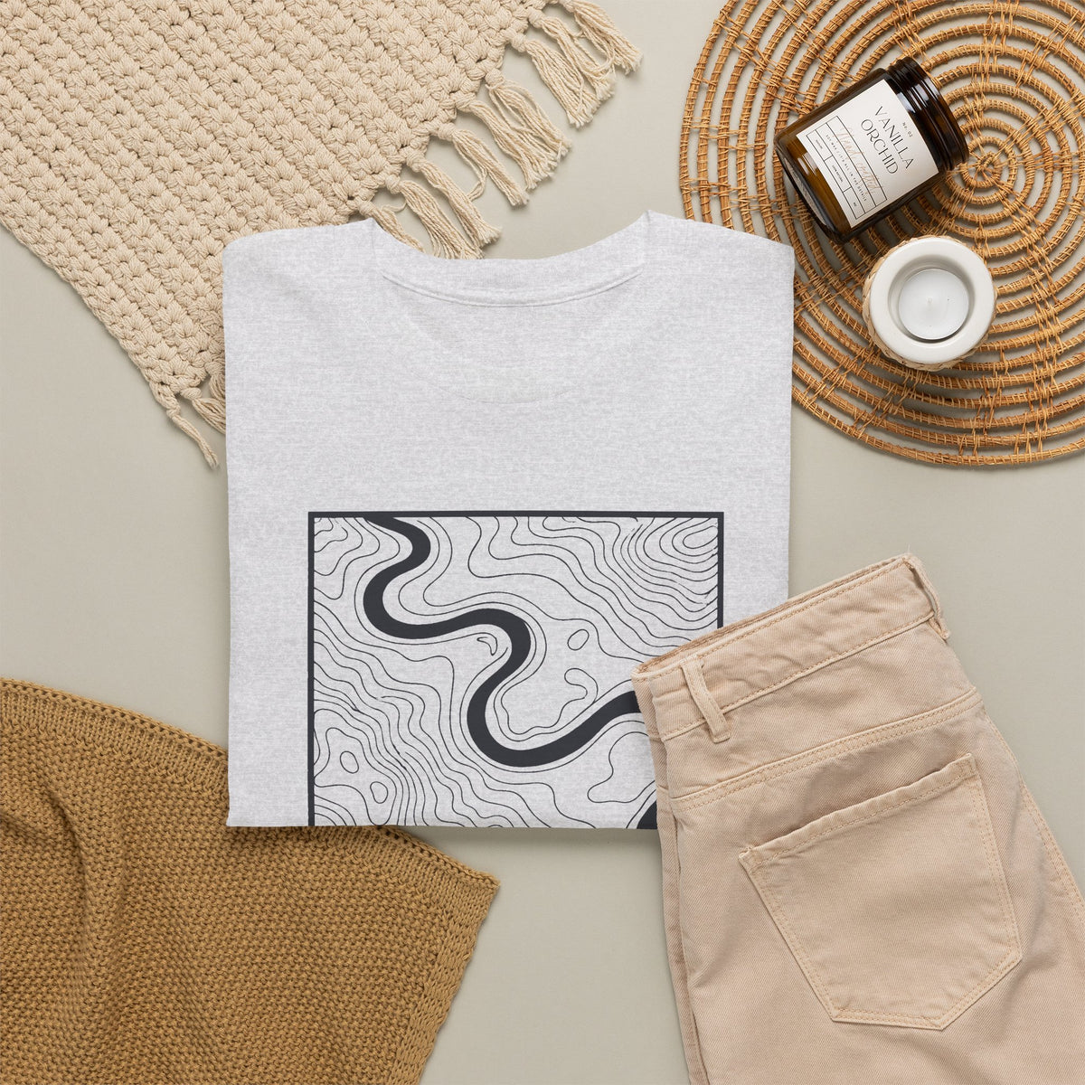 Jackson Topo Map T-Shirt
