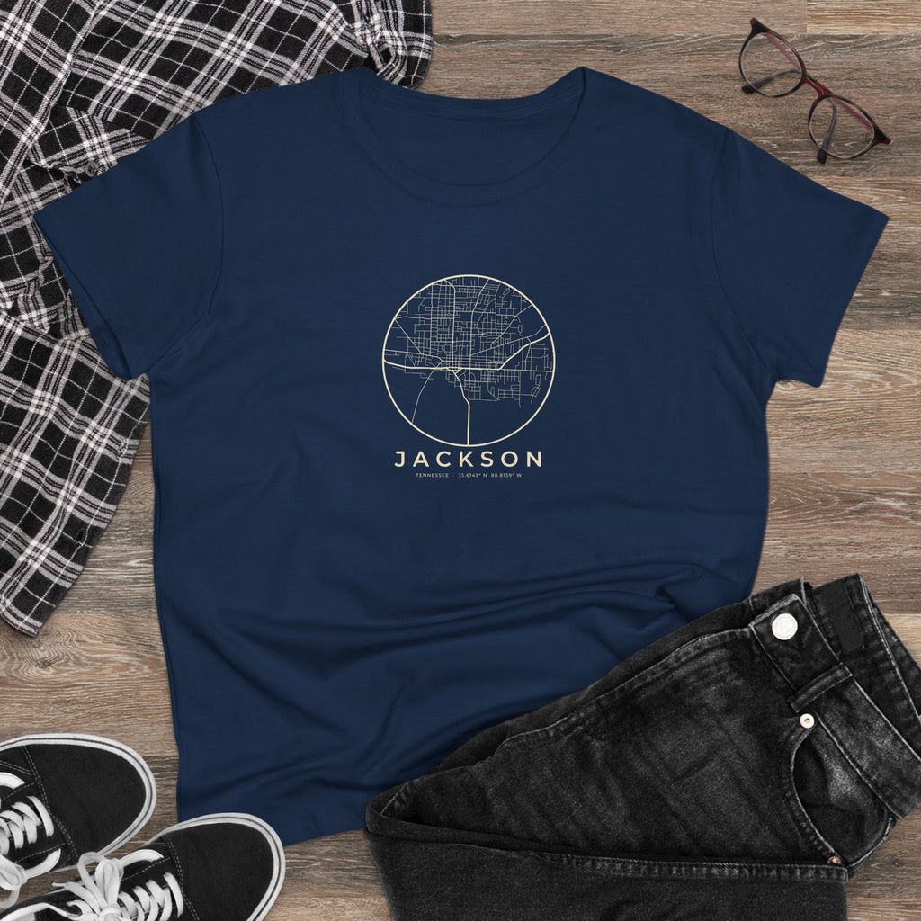 Jackson Street Map Women's T-Shirt
