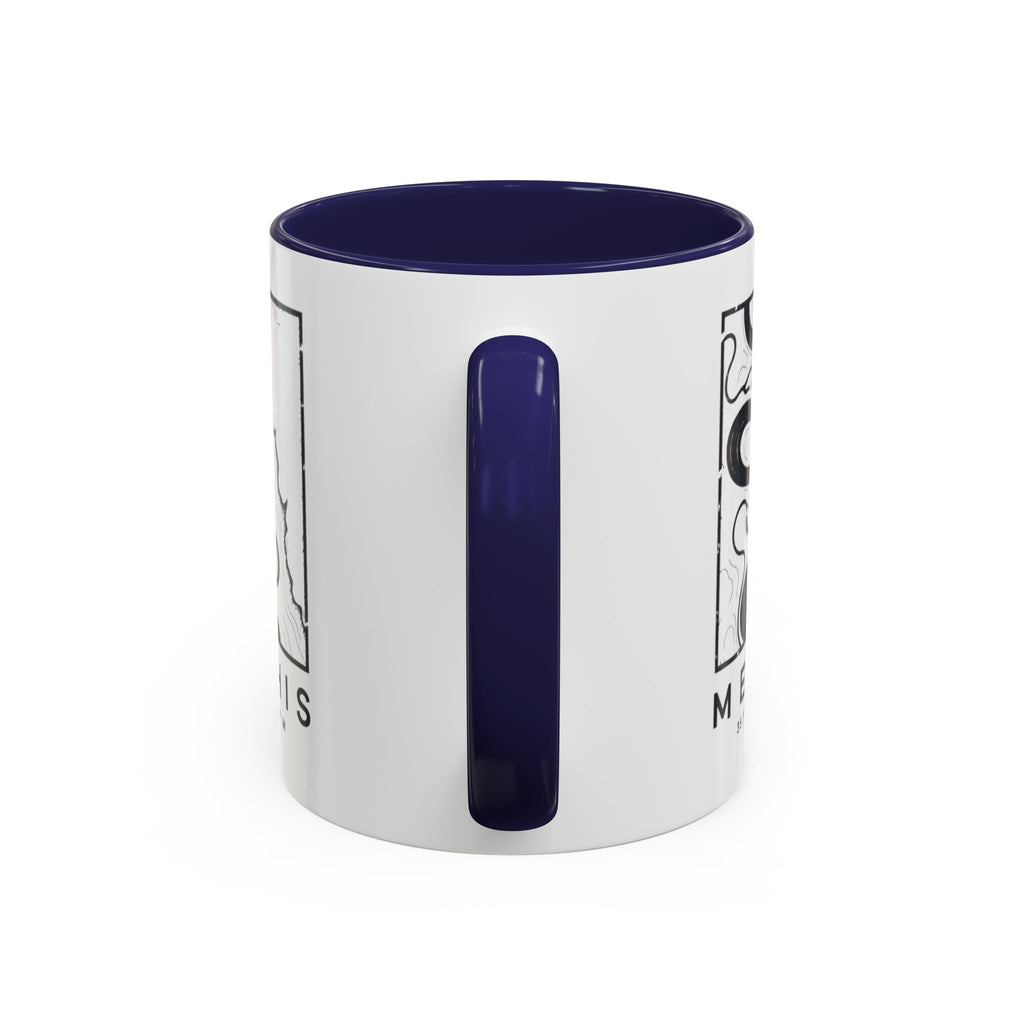 Memphis Topo Map Accent Mug