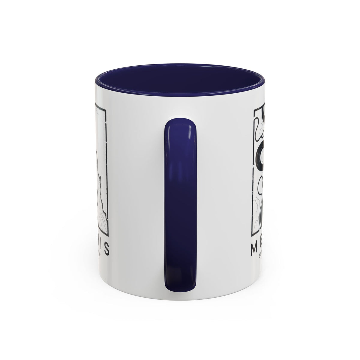 Memphis Topo Map Accent Mug