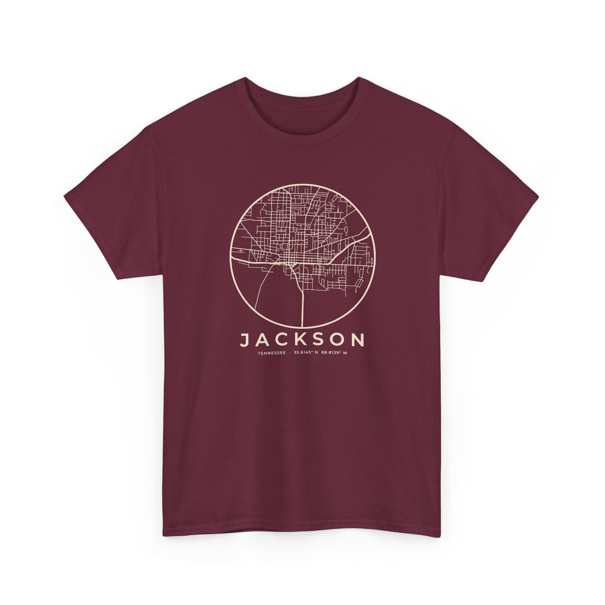 Jackson Street Map T-Shirt