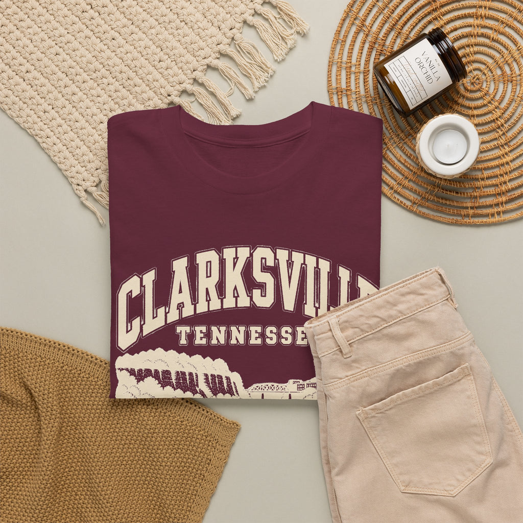 Clarksville Vintage Varsity T-Shirt