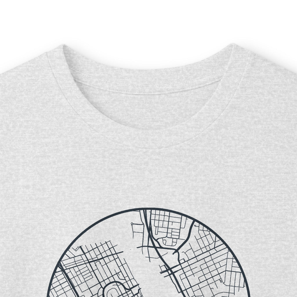 Nashville Street Map Long Sleeve T-Shirt