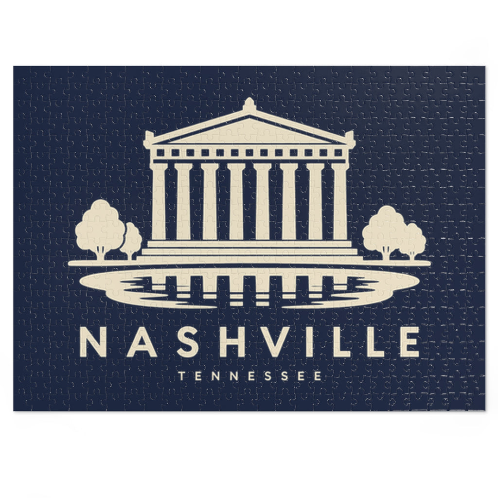 Nashville Parthenon Puzzle (Navy)