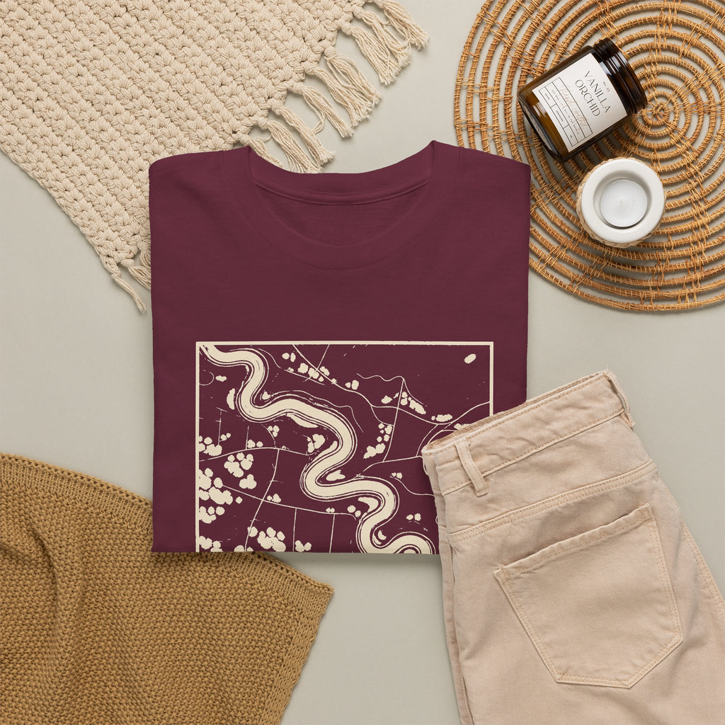 Murfreesboro Topo Map T-Shirt
