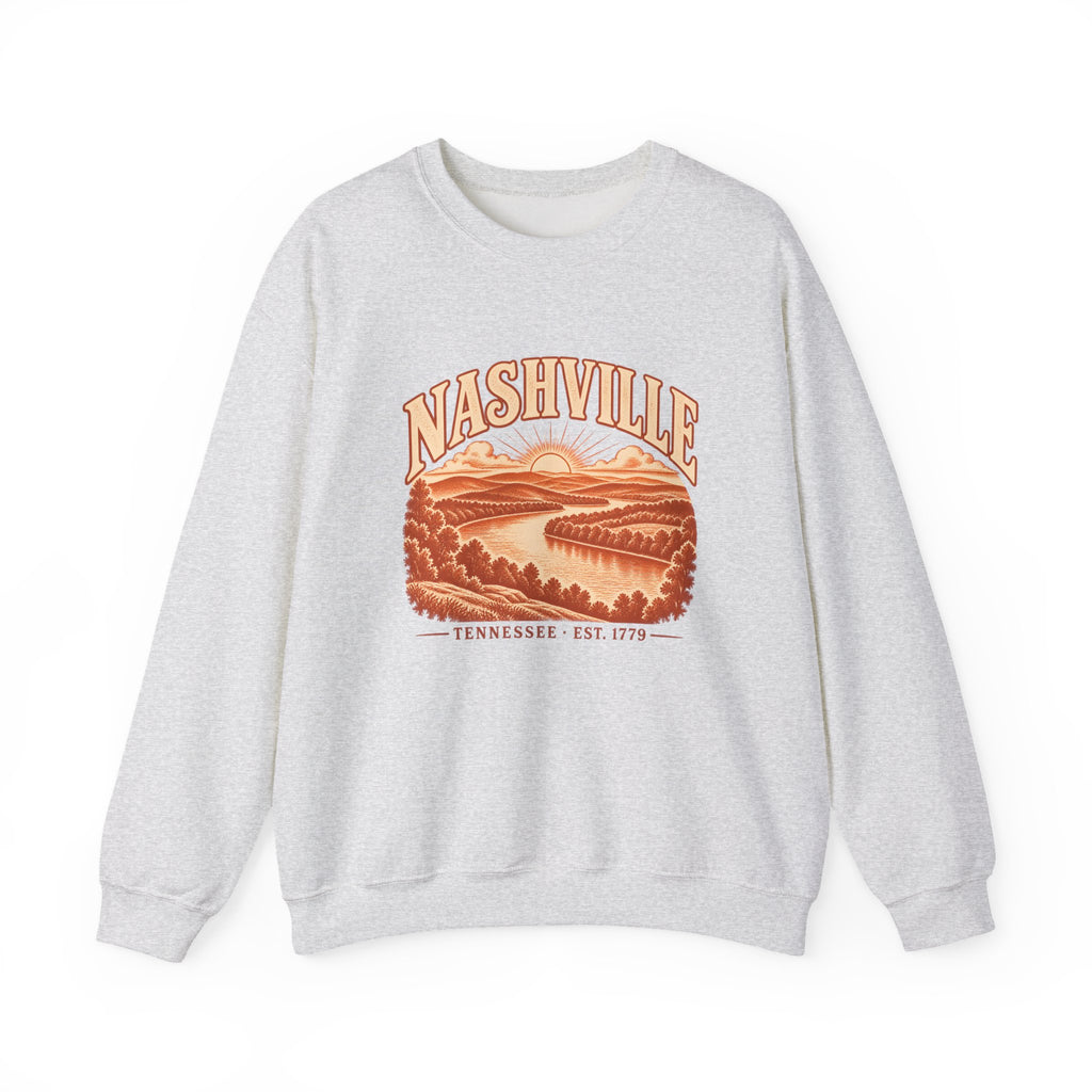 Nashville Engraved Valley Crewneck Sweatshirt
