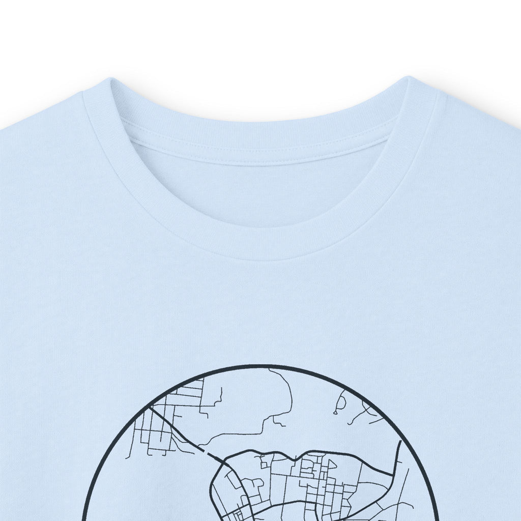 Clarksville Street Map Long Sleeve T-Shirt