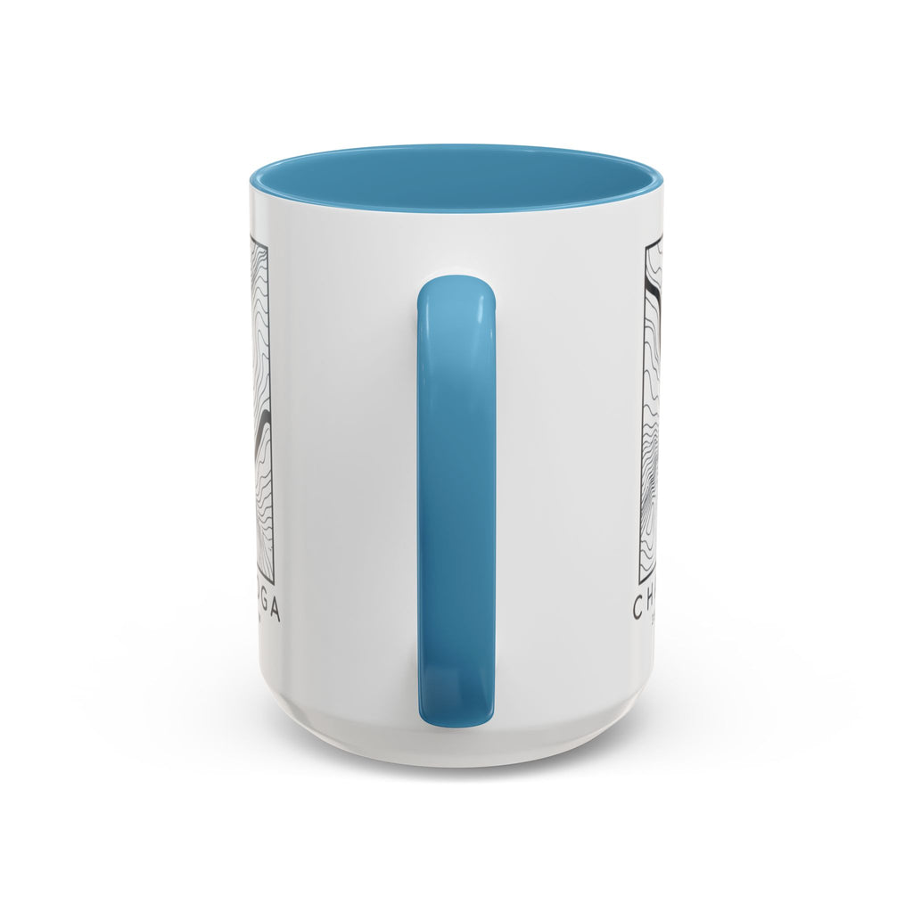Chattanooga Topo Map Accent Mug