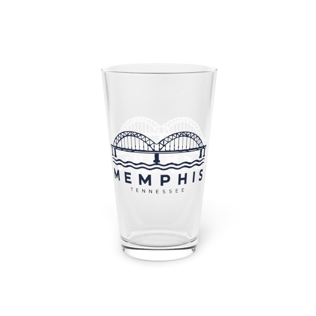 Memphis Hernando de Soto Bridge Pint Glass