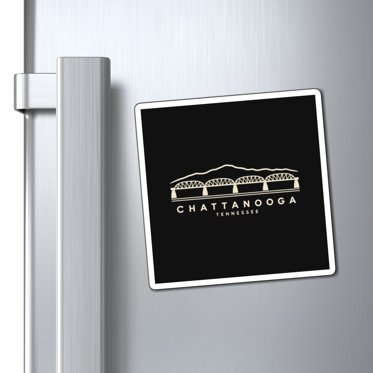 Chattanooga Walnut Street Bridge Magnet (Black)