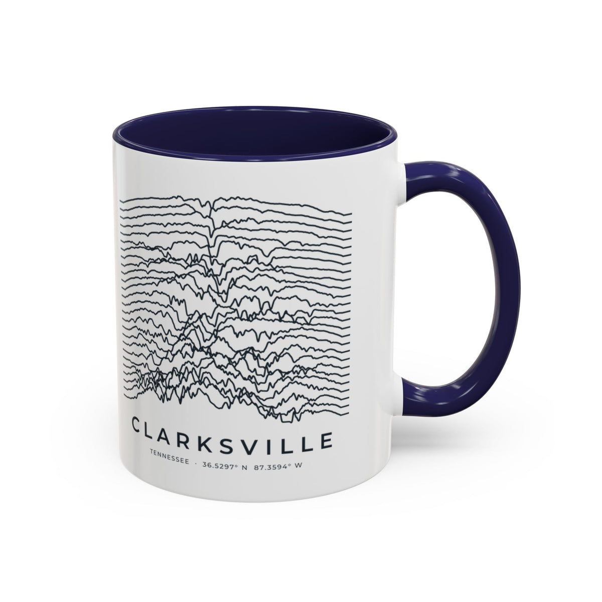 Clarksville Ridgeline Accent Mug