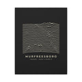 Murfreesboro Ridgeline Canvas Print (Black)