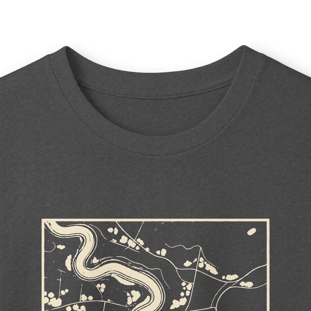Murfreesboro Topo Map Long Sleeve T-Shirt