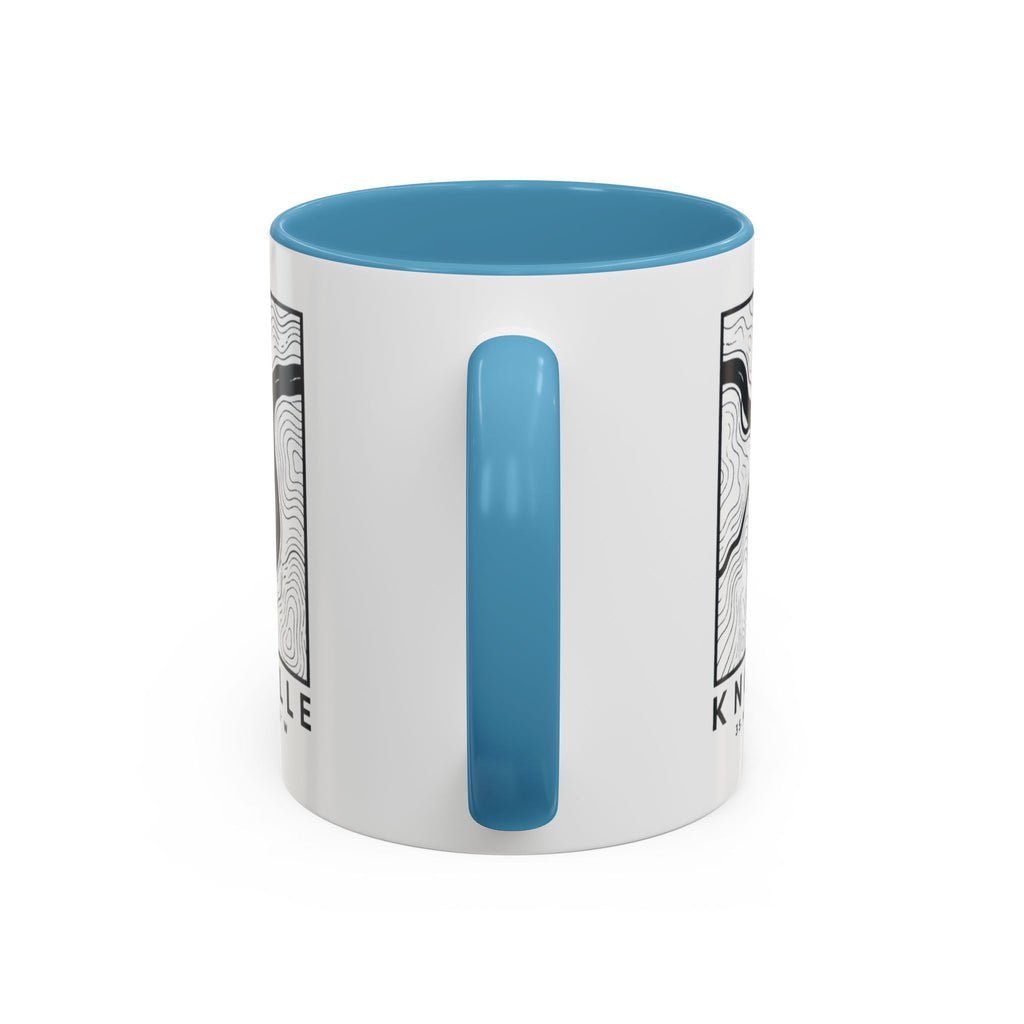 Knoxville Topo Map Accent Mug