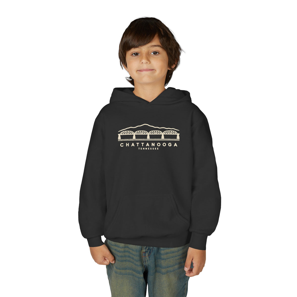 Chattanooga Walnut Street Bridge Kids Hoodie