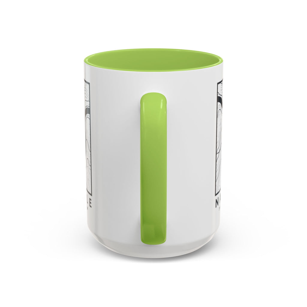 Nashville Topo Map Accent Mug