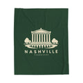 Nashville Parthenon Blanket (Forest Green)