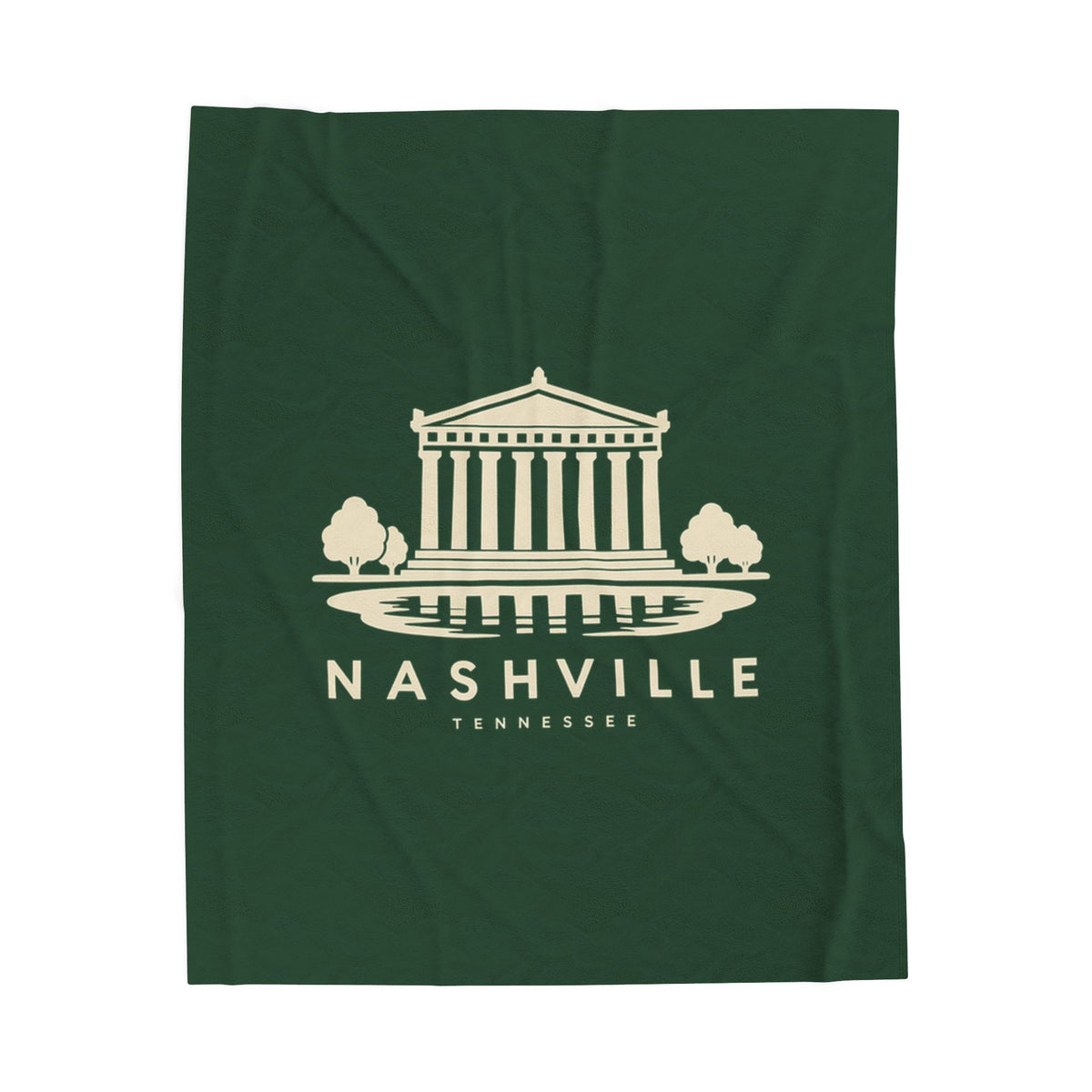 Nashville Parthenon Blanket (Forest Green)